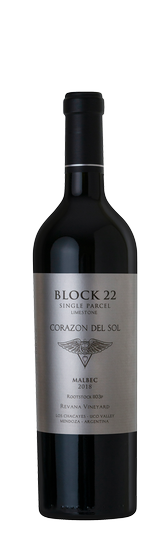 2018 Corazón del Sol Single Parcel Malbec - Block 22